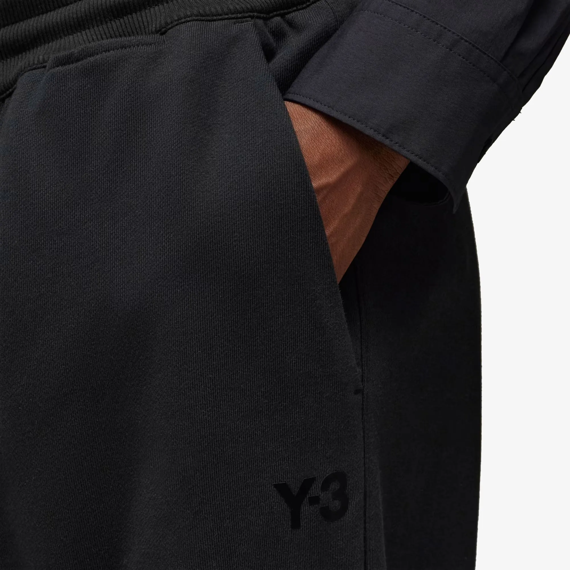 Y-3 | FRENCH TERRY STRAIGHT { BLACK